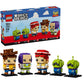 LEGO BrickHeadz Disney Toy Story - 528-Piece Building Set with Woody, Buzz Lightyear, Jessie & Aliens, Collectible Pixar Character Display Gift for