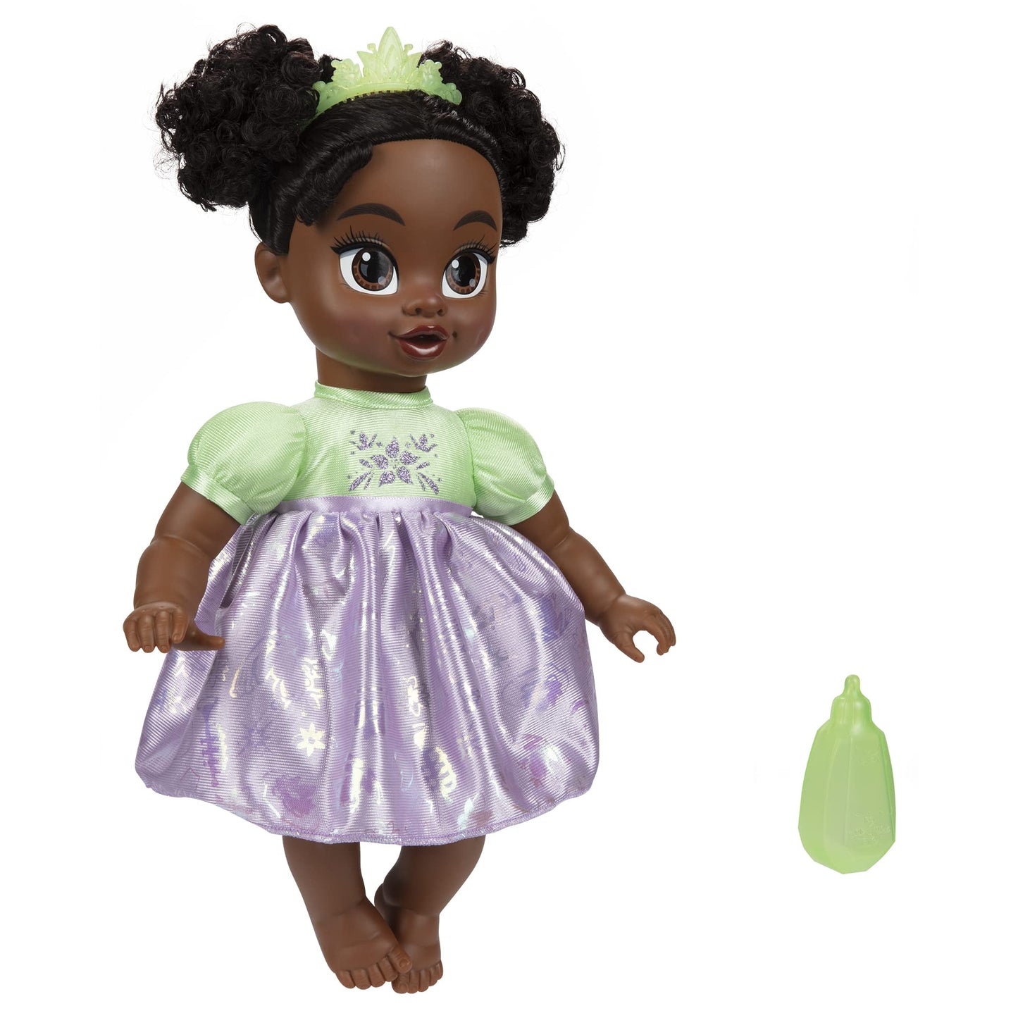 Disney Princess Tiana Baby Doll with Baby Bottle & Tiara