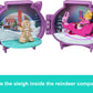 Polly Pocket Mini Toys, Holiday Stackable Compact Playset Bundle with Micro Doll, Accessories, Pet Animal, Travel Toy with Clip