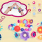 BIRANCO. Pop Beads, Jewelry Making Kit - Arts and Crafts for Girls 3-7 Years Old, Snap Beads Toys - Necklace, Bracelet, Ring Creative DIY Set - 520