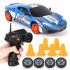 Liberty Imports RC Drift Car 1/24 2.4GHz 4WD Remote Control Sport Racing On-Road Vehicle with LED Light, Batteries and Drift Tires (Style 7)