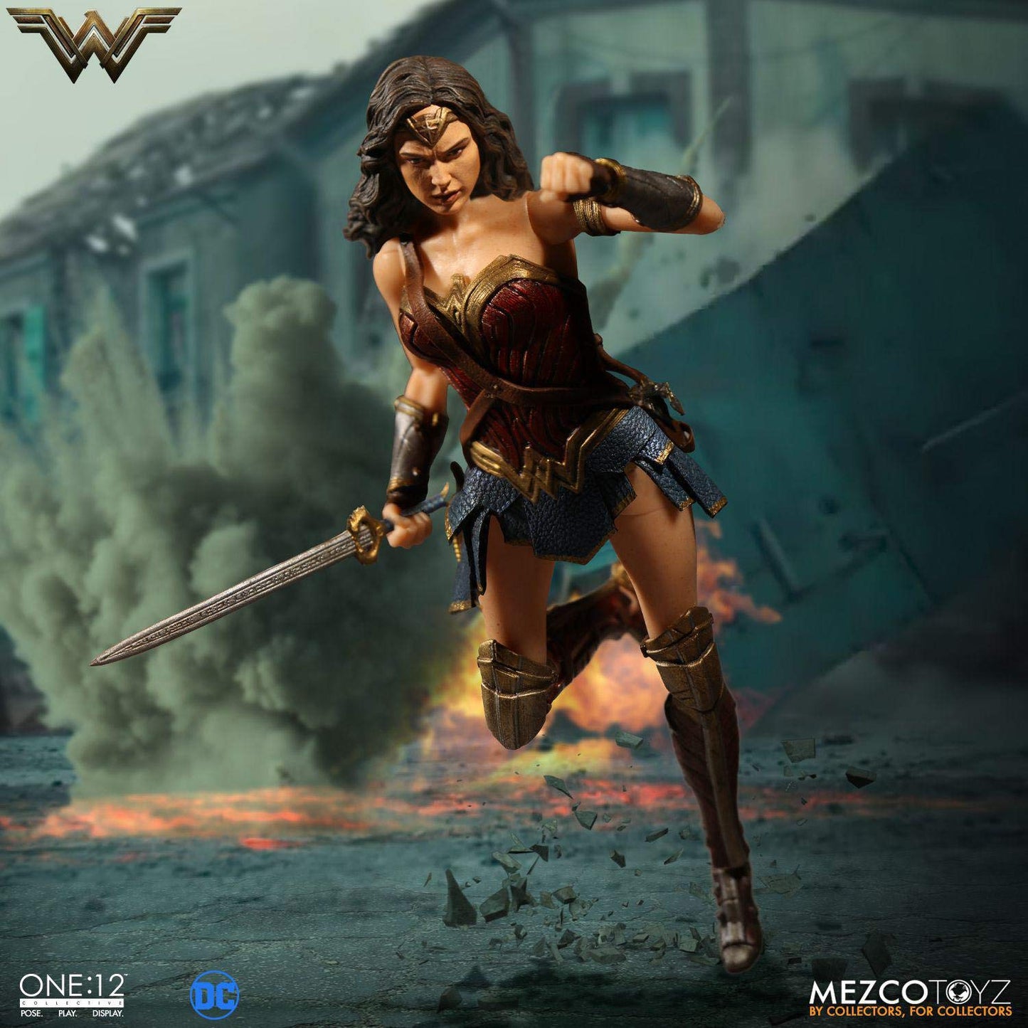 Mezco Toys One: 12 Collective: DC Cinematic Wonder Woman Action Figure, Multicolor