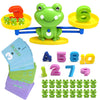 BBPOOL Frog Balance Cool Math Counting Game Educational Early Learning Scale STEM Toys Gifts for Preschool Toddlers Kids Age 3 4 5 6