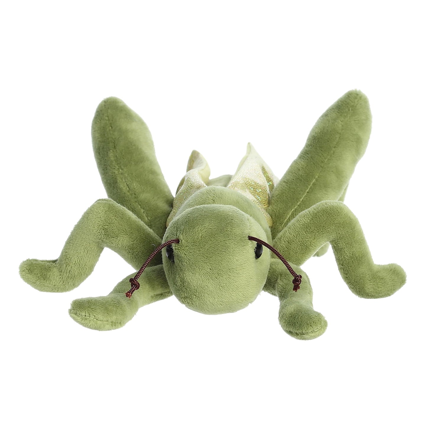 Aurora® Adorable Mini Flopsie™ Grant Grasshopper™ Stuffed Animal - Mini Companions Ready for Playful Adventures - for Kids All Ages, Toddlers, Adults