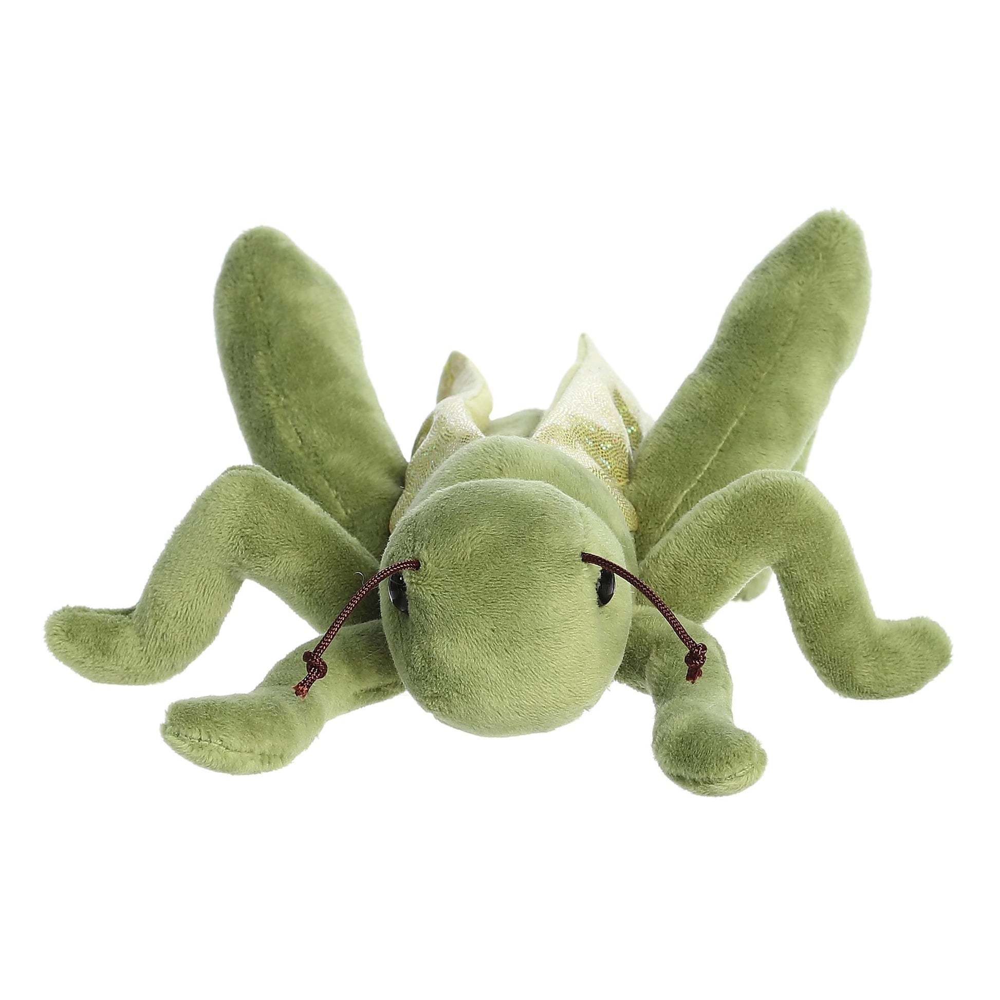 Aurora® Adorable Mini Flopsie™ Grant Grasshopper™ Stuffed Animal - Mini Companions Ready for Playful Adventures - for Kids All Ages, Toddlers, Adults