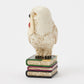 Enesco Harry Potter by Jim Shore Hedwig the Owl Holding a Letter Miniature Figurine, 3.54 Inch, Multicolor