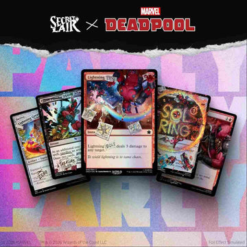 Magic: The Gathering Secret Lair x Marvel's Deadpool: I Fixed It (You're Welcome) Pool Party Foil Edition
