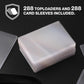 Top Loader Binder, Holds 288 Toploaders, 288 Toploader and 288 Card Sleeves INCLUDED, 9-Pocket Top Loader Binder for 3" x 4" Rigid Toploaders
