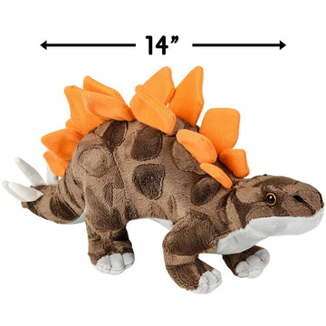 Rhode Island Novelty 14 Inch Animal Den Stegosaurus Plush
