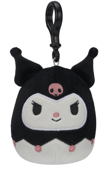 Squishmallows Original Sanrio 3.5-Inch Cinnamoroll, Hello Kitty, Kuromi, + My Melody 4-Pack - Official Jazwares Plush (Clips)