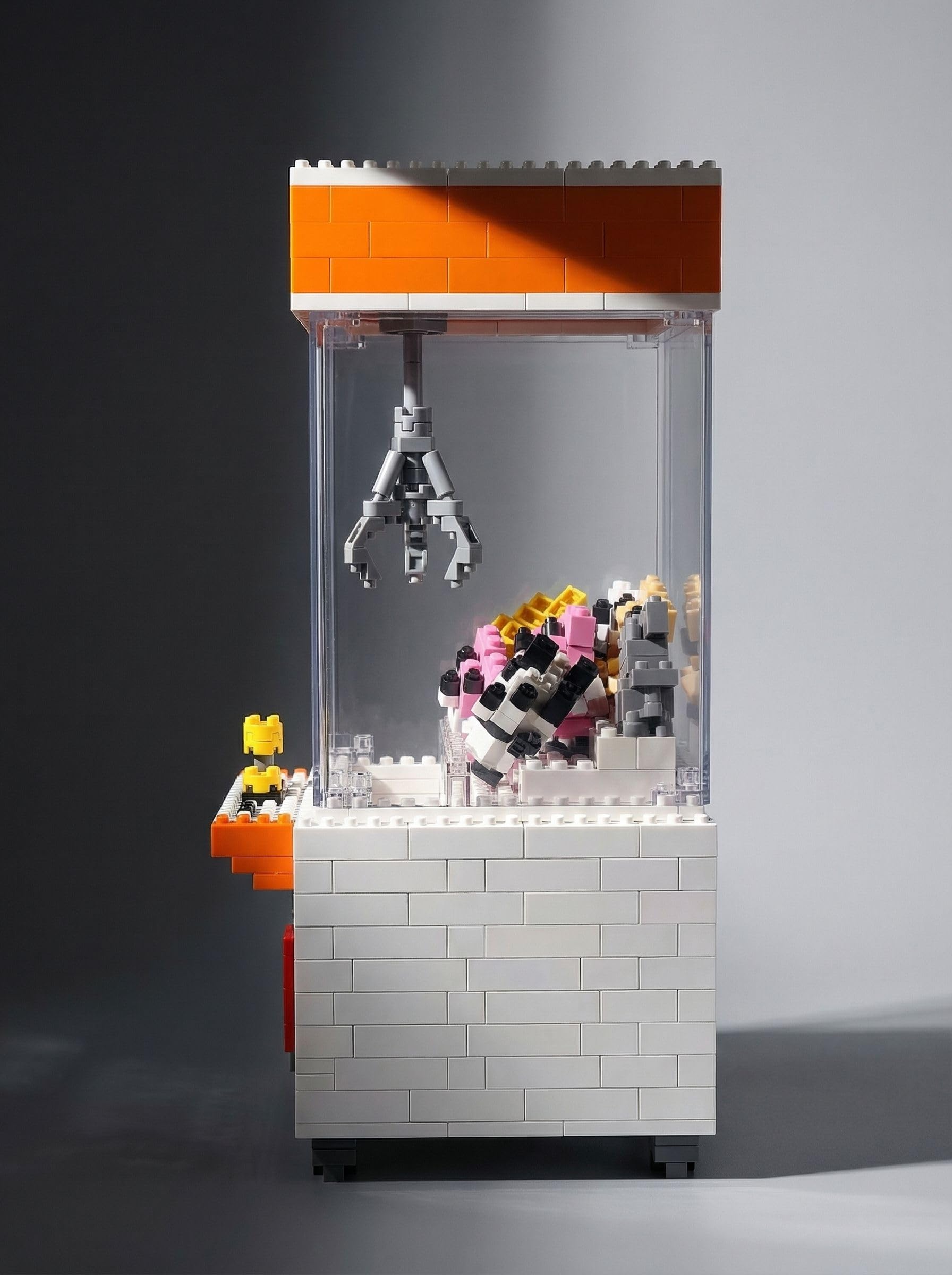 Claw Machinel Micro Blocks Display Sets for Teens or Adult,Mini Block for Intelligence Education(596PCS)
