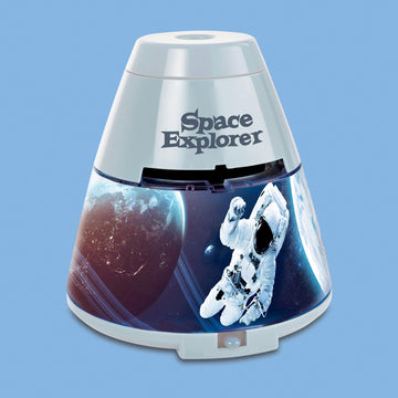 Brainstorm Toys: Space Explorer Room Projector - 24 NASA & Hubble Spacecraft Images, Nebula Nightlight, Kids Ages 6+