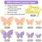 100Pcs Butterfly Cake Topper, Cupcake Topper, Cake Decorations