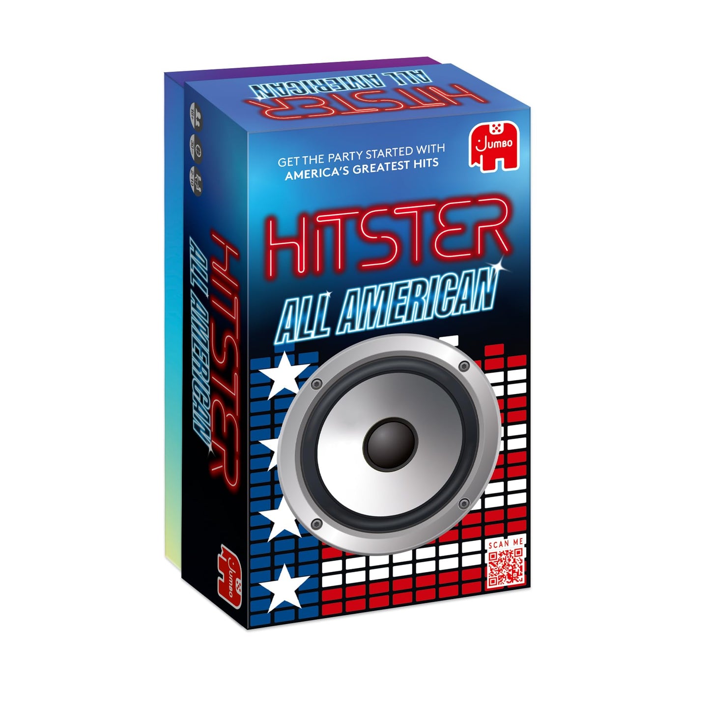 Jumbo Hitster - All American, Fun Music Quiz Card Game, 2-10 Players - 300 Best American Music Hits - Great for Adult and Family Game Nights (US