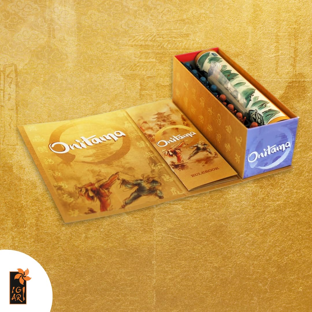 Arcane Wonders Onitama | 2-Player Abstract Duel with Modular Movement Cards | 5x5 Grid Chess-Like Tactics for Strategic Thinkers | Ages 8+ | 15-20