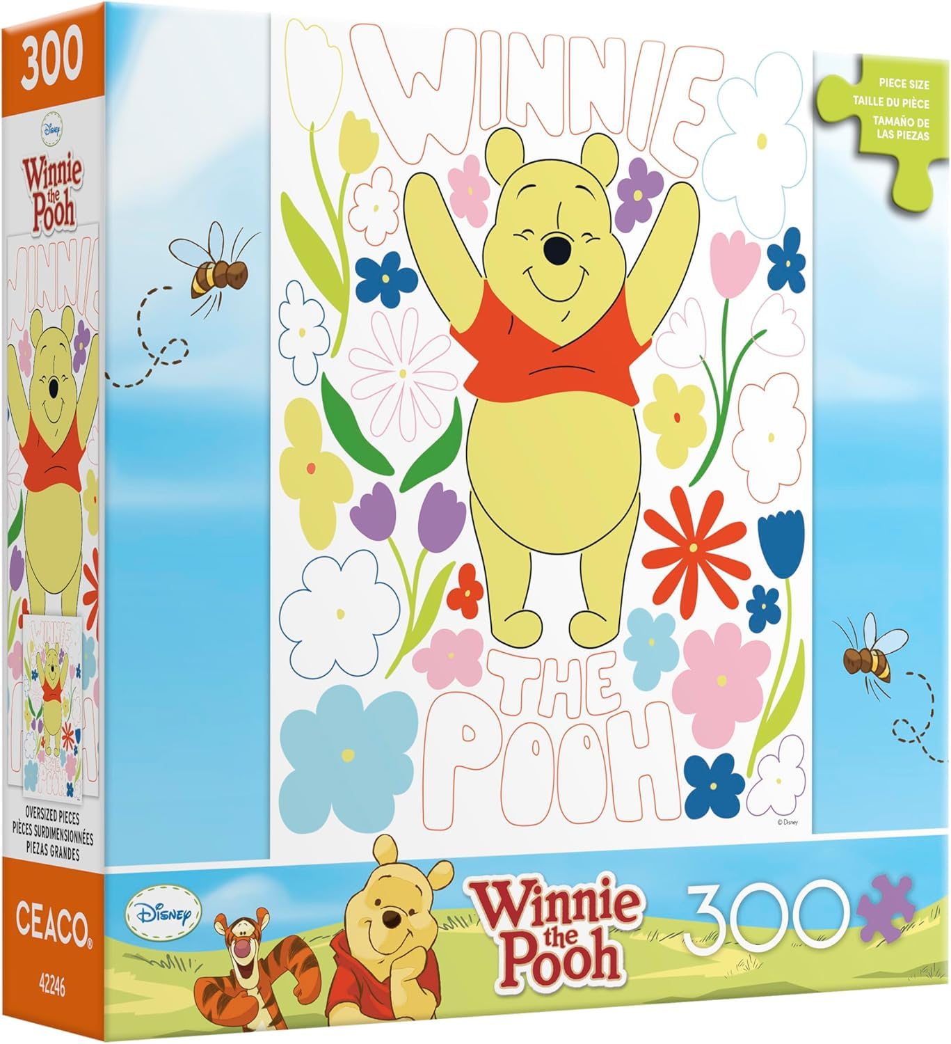 Ceaco - Disney Cozy Winnie The Pooh - 300 Large Piece Puzzle for Adults