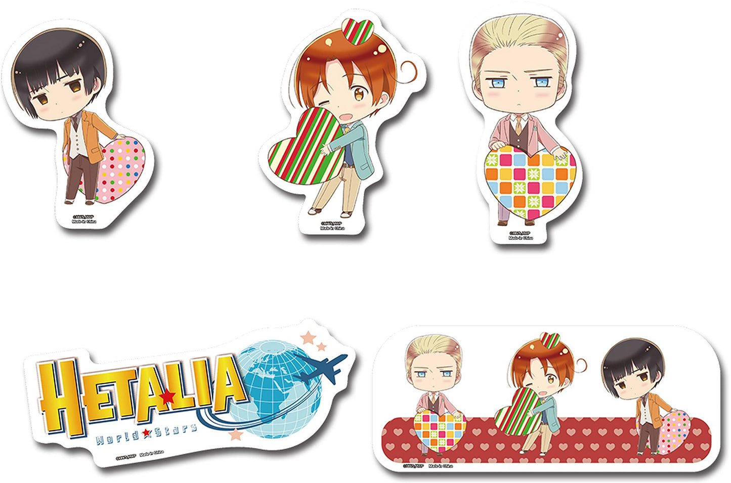 Hetalia Season 7 - Character Special Sticker Set Die-Cut 1
