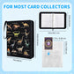 Dinosaur 4 Pocket Card Binder, 50 Page Trading Card Collection Binder for Dinosaur Lover, 3-Ring Removable Carrying Organizer Case Birthday Gift for