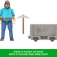 Mattel Minecraft Action Figure Set, Explosive Minecart Escape with 4-inch Steve & Mining Accessories, Toy Collectible Inspired by the Movie