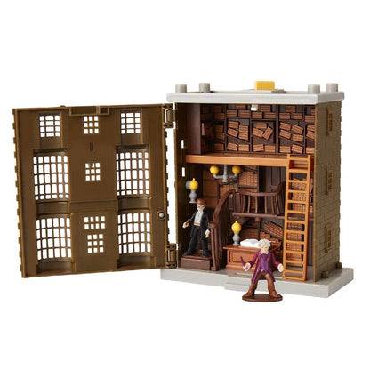 HARRY POTTER Ollivander's Wand Shop Mini Playset, Includes HP and Mr. Ollivander Figures! with 3 Magical Features
