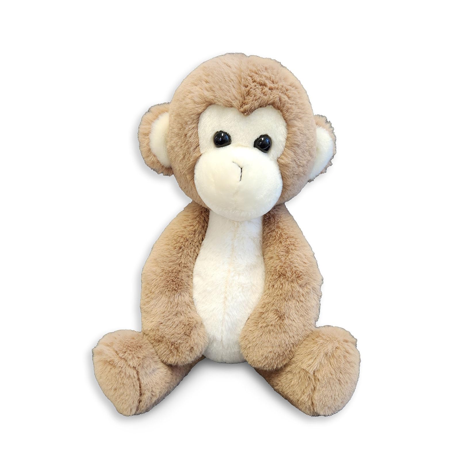 World's Softest Plush Stuffed Animal for Baby, Toddler, Kids, Adults - Adorable Toy Made from Kid-Friendly, Quality Materials - Lushee MoMo Monkey