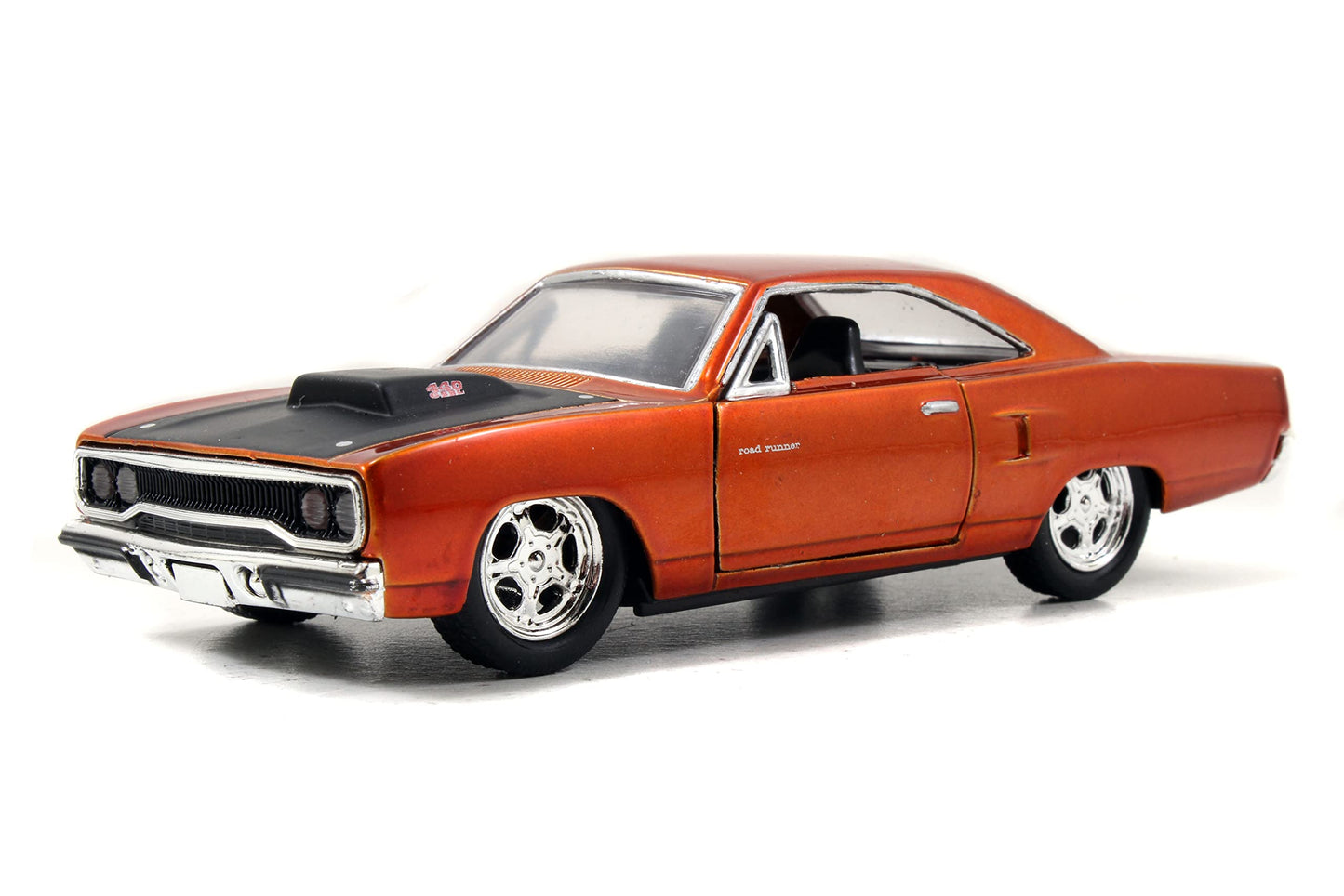 Jada Fast & Furious 1:32 Dom's Plymouth Road Runner Die-cast Car, Toys for Kids and Adults(Copper)