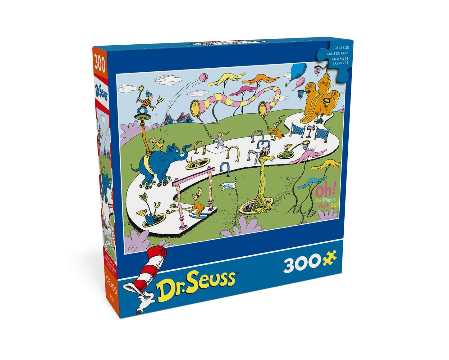 Ceaco - Dr. Seuss Oh, the Places You'll Go! - 300 Large Piece Jigsaw Puzzle