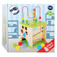 Small Foot 10605 Wooden motoric Cube with Five Sides of Fun, incl. motoric Loops and Ball Track, Multi