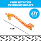 Inflatable Giraffe Noodle, Funny Pool Noodle Floats for Kids & Adults, Ridiculous Pool Party Decor