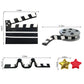 12 PCS Cake Topper Glitter Cupcake Toppers Picks Movie Night Birthday Party Decoration for Movie Theme Birthday Party Baby Shower Supplies