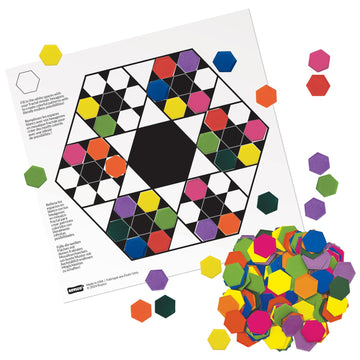 Roylco Fractal Mosaics for Kids - Hands-On Math & Art Pattern Building Set for Early STEM/STEAM Learning, Fractal Exploration & Creative Design