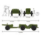 TimMee Combat Patrol Willys & Artillery - OD Green 4pc Playset USA Made