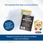 BCW Penny Sleeves - 1000 Crystal Clear Acid-Free Sleeves - 2-5/8" x 3-5/8" | for Trading Cards - Baseball, Basketball, Football, Hockey, Pokemon, MTG