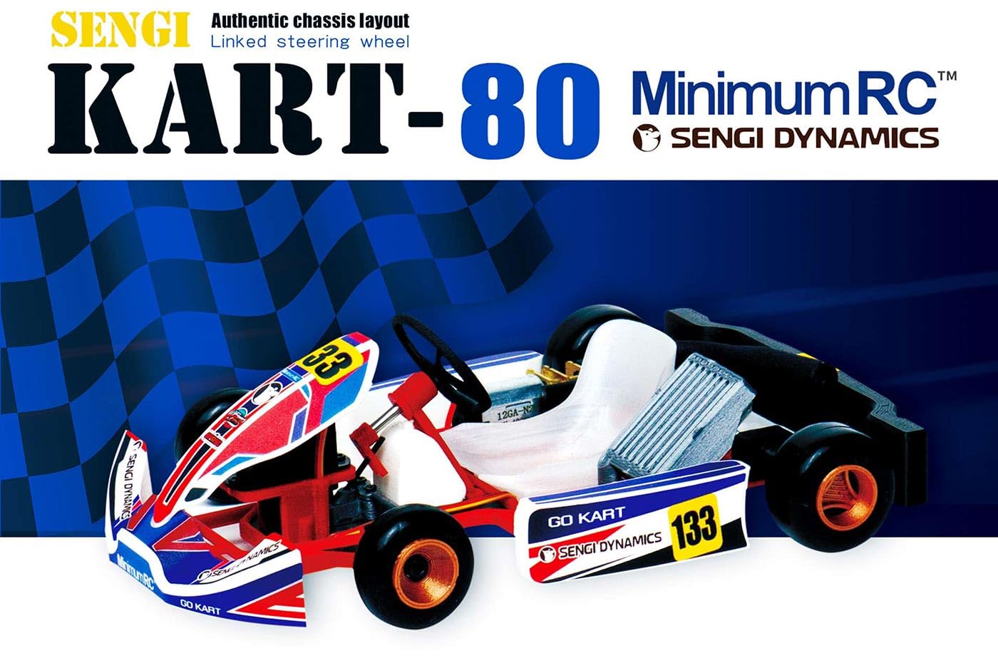 MakerTopia Mini RC Kart Model, 1/32 Scale 2.4G Mini RC Kart Assembly Model, Kart-80 DIY Remote Control Hobby Racing Drift Car RC Electric Mini Racing
