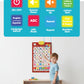 Bilingual English & Spanish Interactive Alphabet Wall Chart (2026 Model) - Talking ABC Letters, Numbers 123 & Music Learning Poster - Educational Toy