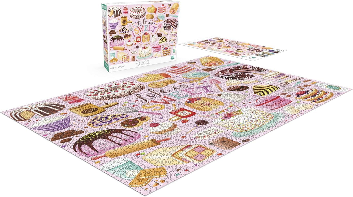 Buffalo Games - Life is Sweet - 1500 Piece Jigsaw Puzzle for Adults