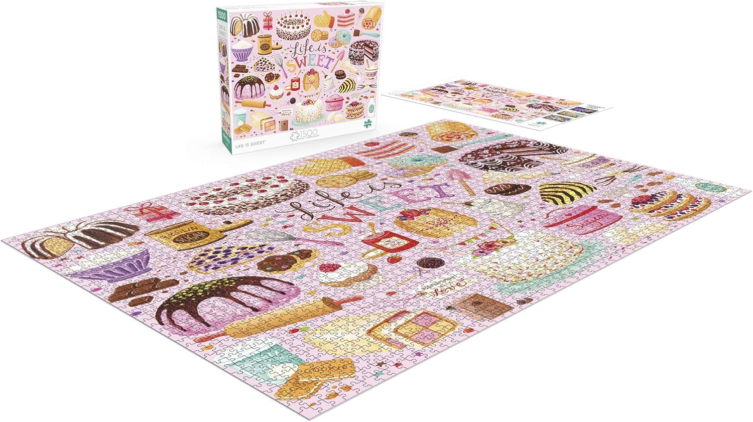 Buffalo Games - Life is Sweet - 1500 Piece Jigsaw Puzzle for Adults