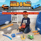 Popular Playthings Magnetic Build-A-Truck Set, Construction Vehicles for Kids Creative Truck Play, Gifts for Toddlers Ages 2 & Up - 4 Pieces