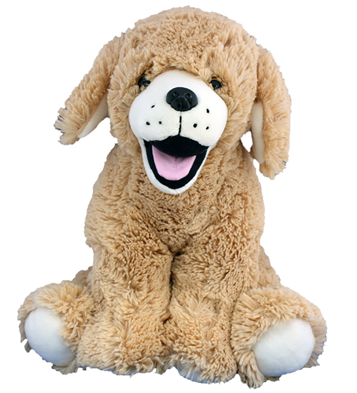 Stuffems Toy Shop Record Your Own Plush 16 inch Golden Retriever Puppy - Ready to Love in A Few Easy Steps
