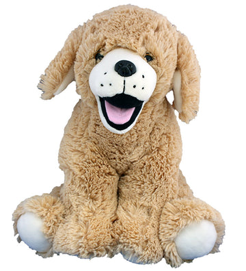 Stuffems Toy Shop Record Your Own Plush 16 inch Golden Retriever Puppy - Ready to Love in A Few Easy Steps