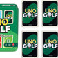 Mattel Games UNO Golf Card Game in Storage & Travel Tin for Kid & Family Nights, Parties & Vacations, 2 to 8 Players Ages 7+ Years (Amazon Exclusive)
