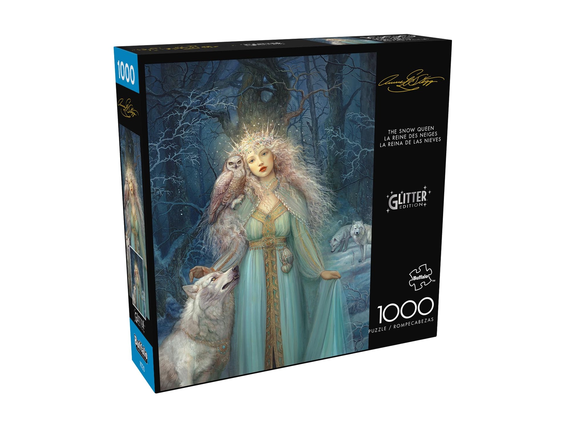 Buffalo Games - The Snow Queen - 1000 Piece Glitter Jigsaw Puzzle