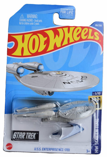 Hot Wheels USS Enterprise NCC 1701, Screen Time 5/10 [White] 80/250