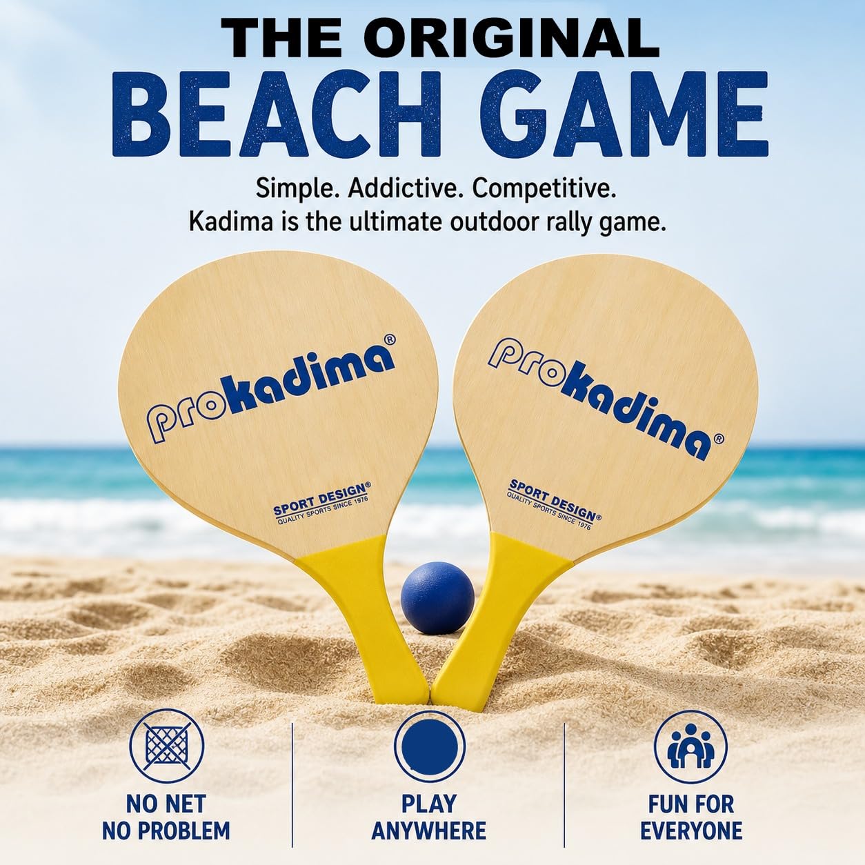 Pro Kadima Beach Paddle Set
