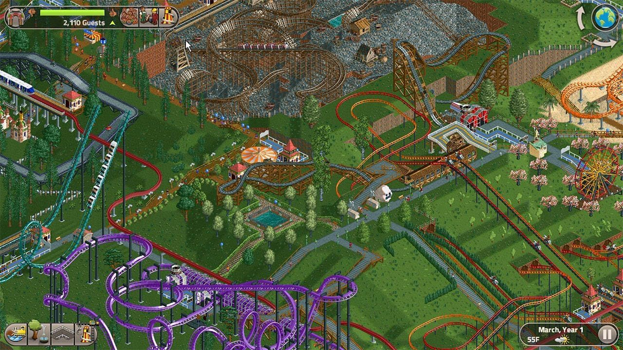 RollerCoaster Tycoon Classic - Compatible for NS - UK PAL (EU Version)