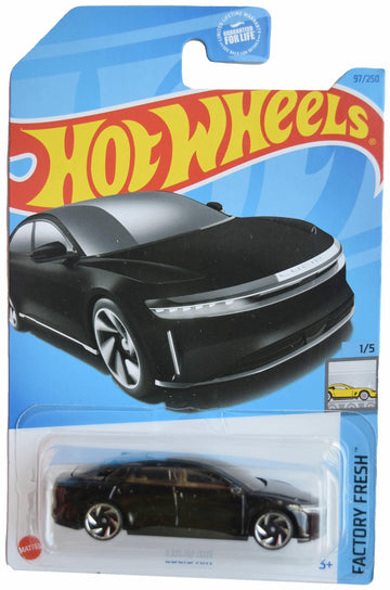 Hot Wheels Lucid Air, Factory Fresh 1/5 [Black] 97/250