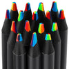 FUAOIS Stocking Stuffers for Kids Teens, 16 Rainbow Kids' Drawing Pencils, Art Supplies for Kid 4-12 Year Old