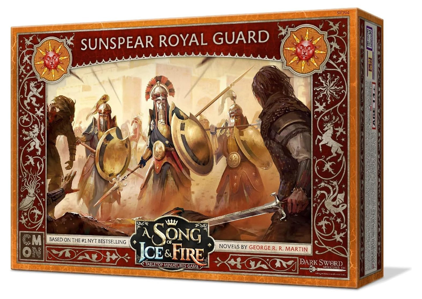 CMON A Song of Ice and Fire Tabletop Miniatures Game Sunspear Royal Guard Unit Box | Strategy Game for Teens and Adults | Ages 14+ | 2+ Players |