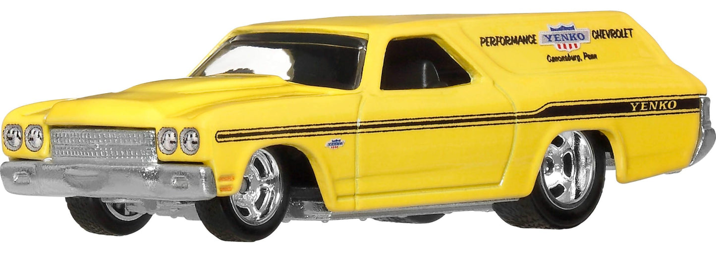 Hot Wheels Premium Car Culture Collectible Toy Car, 1:64 Scale Die-Cast '70 Chevelle SS Wagon, Fast Wagons Vehicle with Real Riders Tires