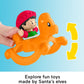 Fisher-Price Little People Toddler Toys Christmas Wonderland Gift Set with Santa Elf & Reindeer Figures for Ages 1+ Years (Amazon Exclusive)
